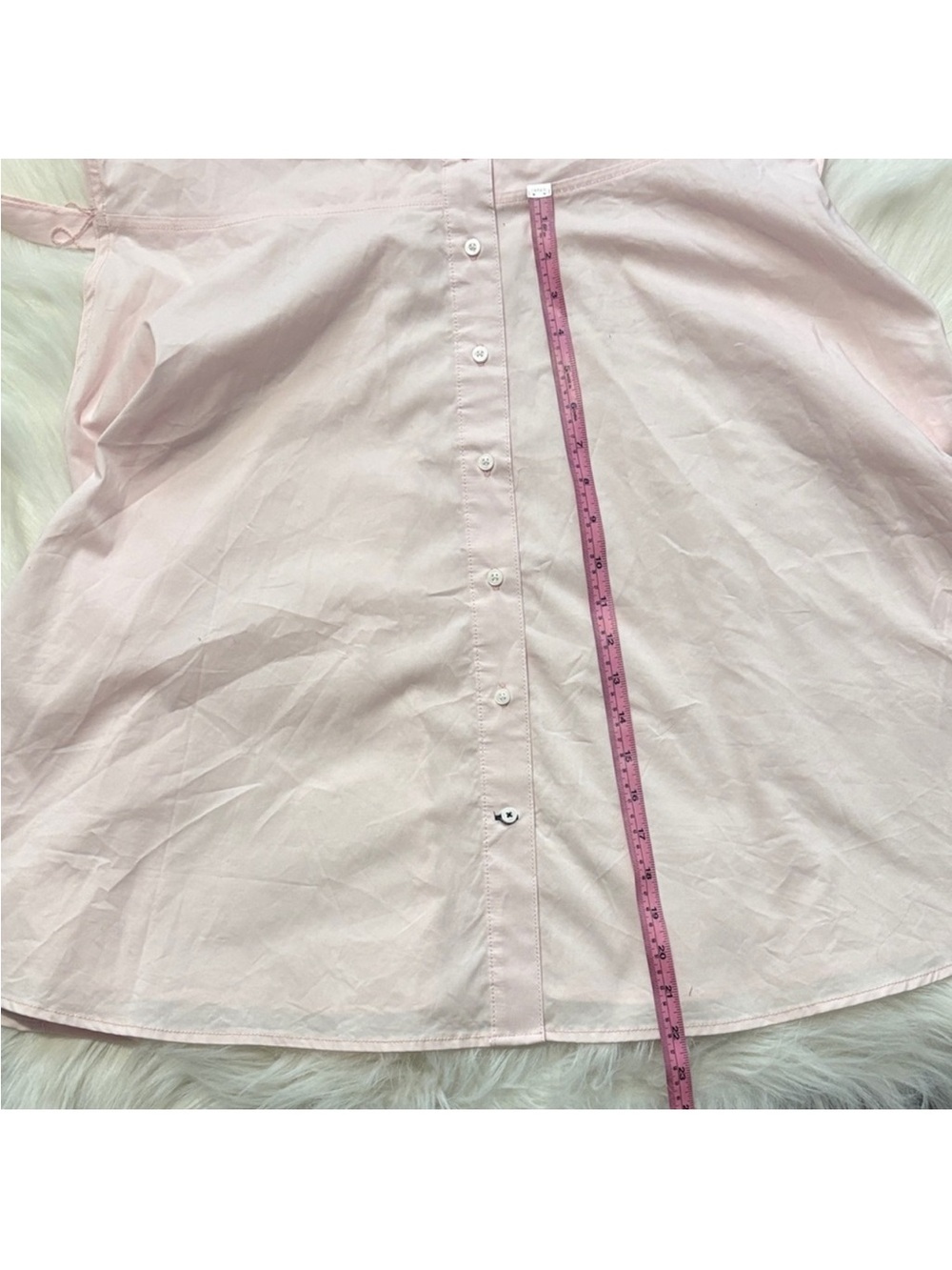 RALPH LAUREN Polo Light Pink Shirt Dress with Belt - Picture 9 of 9